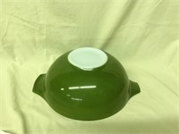 Pyrex OLIVE GREEN Cinderella Mixing Bowl #444 4 qt