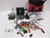 Tool Lot w/ Porter Cable Bag - Battery Chargers,