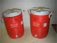 (2) Rubbermaid Beverage Coolers