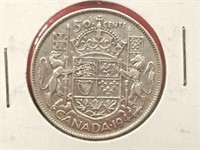 1944 Canada 50¢ Silver Coin