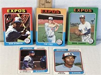 19 Expos baseball cards