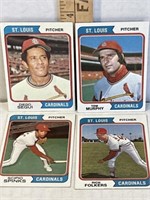 1970s Cardinals baseball cards