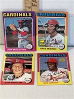 1970s Cardinals baseball cards