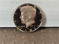 1981S Kennedy half dollar proof