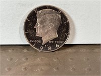 1986S Kennedy half dollar proof