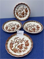 Spode England 4 Pcs Salt Dishes “ Indian Tree “