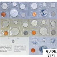 1965 Canada Proof Silver Coin Sets (30 Coins)