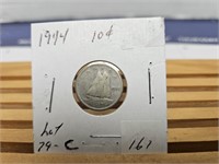 1 1944 10 CENT COIN