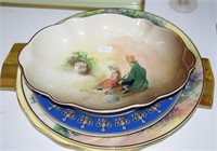 Four various collectors plates including Doulton