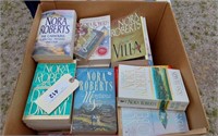 NORA ROBERTS BOOKS- HUGE LOT-
CONTENTS OF BOX