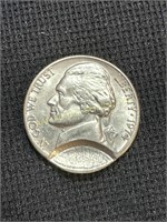 1974 US Jefferson Nickel mint error