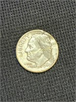 1960-D US Roosevelt Dime mint error