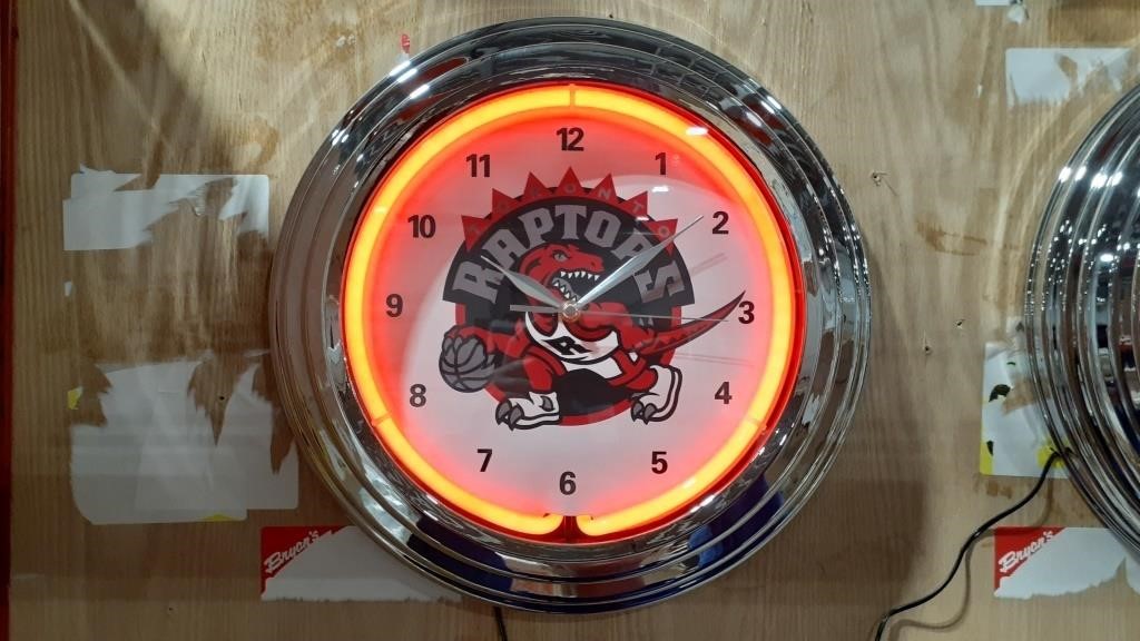 Toronto Raptors Light Up Wall Clock