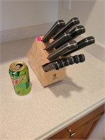 Henckels Knife Block w/ Knives