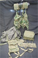 Canvas Bag Military Green Assortment