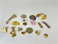 Assortment Of Pins & Charms