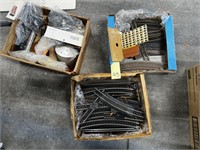 3 Boxes of Train Tracks & Misc.
