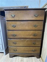 Wooden 5 Drawer Dresser