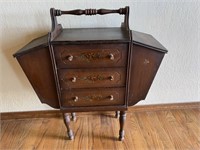 Antique Martha Washington Like Sewing Cabinet