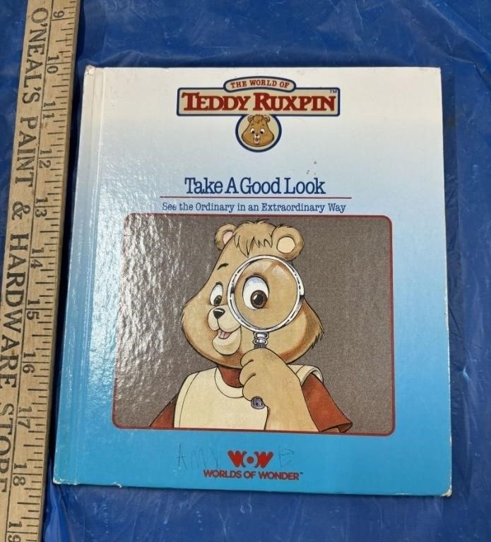 Vintage Teddy Ruxpin Hardback Children's Book