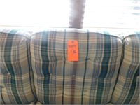 Lot 136  Plaid Couch