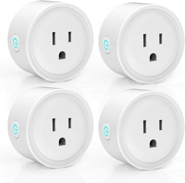 Smart Plug WiFi Outlet 4 Pack, Smart Life APP