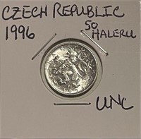 Czech Republic 1996 50 Haleru UNC