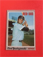 1970 Topps Carl Yastrzemski Card #10 Red Sox HOF