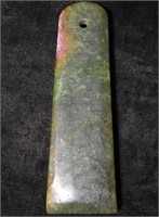 7 1/4" Jade Axe Pendant found in Liaoning Province