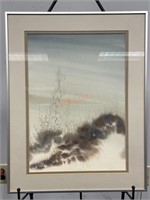 Vintage Nature Framed Canvas Painting Print