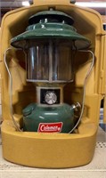 Vintage Coleman 220K Lantern in Yellow Clamshell