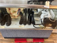 3 Pairs Ladies Boots & 3 Purses