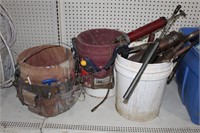 Tool Bucket with Misc. Tools etc.