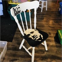 Painted Wooden Godfather Chair