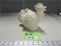 Red Wing rooster teapot