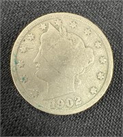 1902 Liberty Head V Nickel
