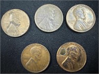 1944, 1946, 1947 Pennies