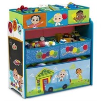 CoComelon Design & Store 6 Bin Toy Storage