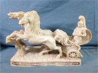 Stunning Roman Carriage with Roman Gladiator in