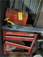 CRAFTSMAN TOOL CART & TOOL BOX