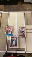 Large lot of 1990s Topps Football cards