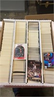 Large lot of 1990s basketball cards. Various