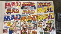 Lot of (9) MAD Magazines from late 1990s and