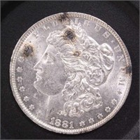 US Coins 1881-O Morgan Silver Dollar, Circulated