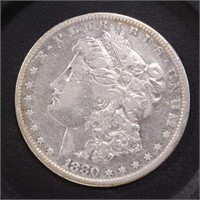 US Coins 1880-S Morgan Silver Dollar, Circulated