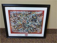 Memorial Stadium Consecutive Sellout Framed Poster