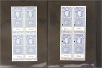 Canada Law stamps #FSC24 Mint LH & Used Blocks 4