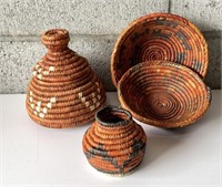 Vtg. Native Baskets