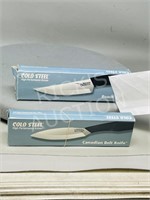pair of new Cold Steel roach belly & belt knife