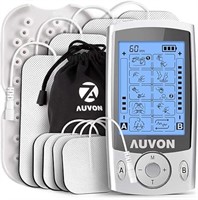 AUVON Dual Channel TENS Unit Muscle Stimulator